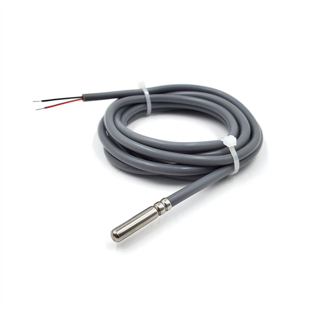 2-проводная схема Датчик температуры DS18B20 с силиконовым кабелем